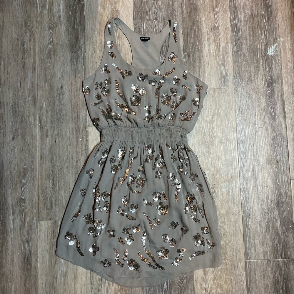 Club Monaco Silk Sequin Dress